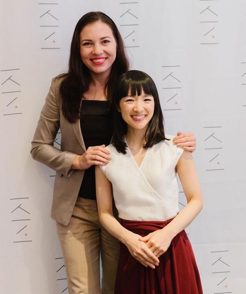 Marina Voronina with Marie Kondo